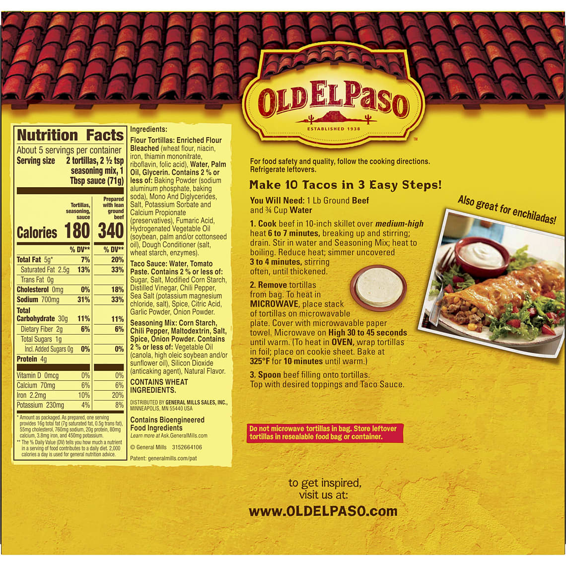 Soft Taco Dinner Kit Products Old El Paso